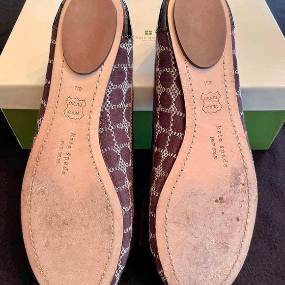 Kate Spade logo print and bow loafers - Picture 4 of 5